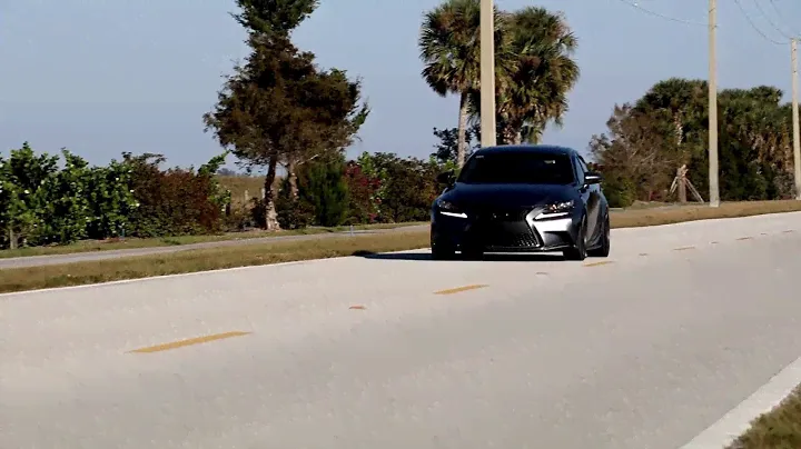 Lexus IS 350 full bolt on fly by