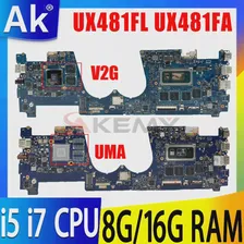 UX481F Материнская плата Для ASUS Zenbook Duo UX481FA-DB71T UX481F UX481FL UX481FLY XS74T UX4000 Материнская плата ноутбука I5 I7 10-го поколения