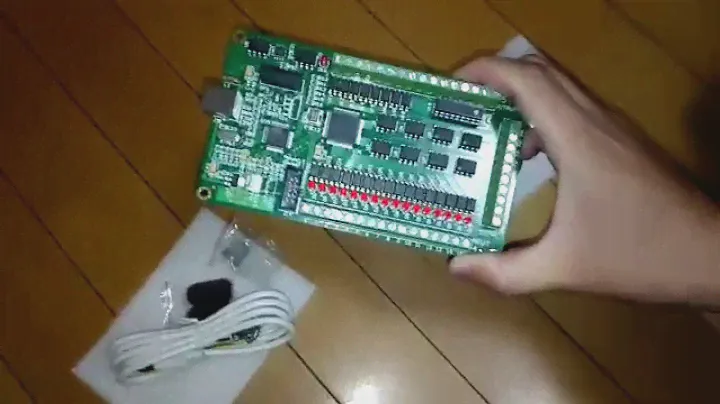 AKZ250  4 axis CNC Motion Controller USB Card Mach3 200KHz Breakout Board Interface, Stepper/Servo