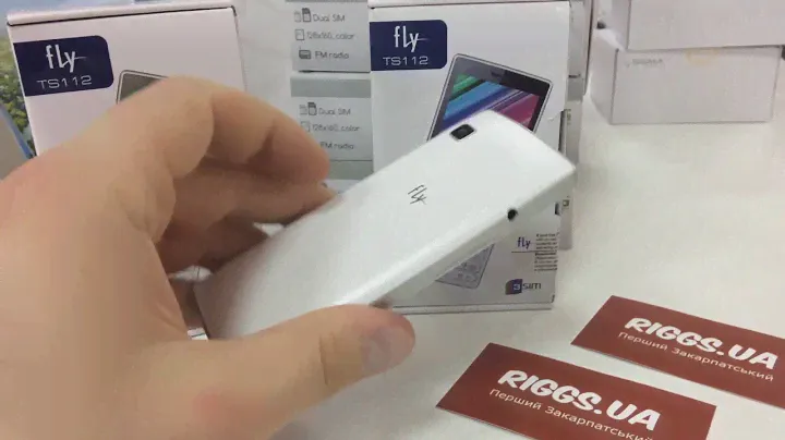 Fly TS112 White на 3 сим карты!