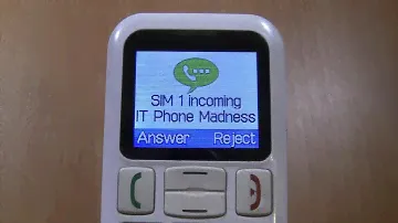 Fly Ezzy 5 incoming call