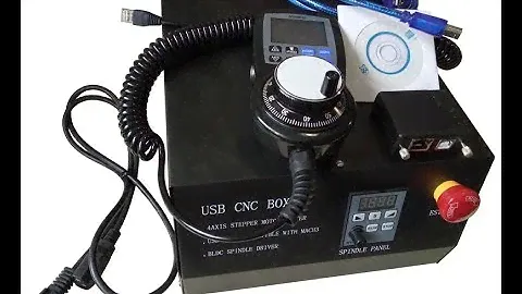 USB Mach3 Control BLDC Spindle 4 Axis CNC Motion Controller Box