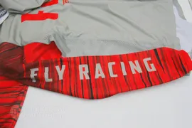 Джерси FLY RACING KINETIC WAVE серый/красный