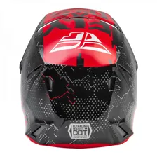 Шлем детский (кроссовый) FLY RACING KINETIC Scan черный/красный YL