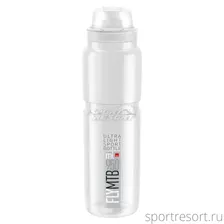 Фляга Elite Fly MTB 950 мл (прозрачная, защитный колпачок)