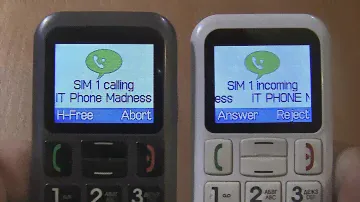Incoming call & Outgoing call at the Same Time    Fly  Ezzy 5  white +Black